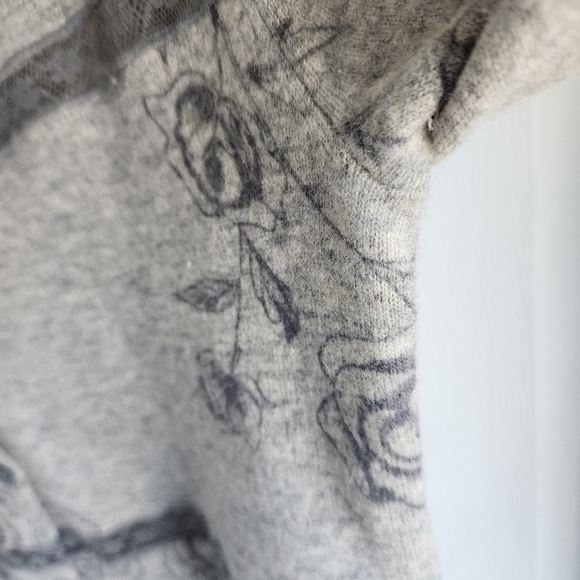 Adrienne Vittadini Angora wool blend short button up cardigan sz medium - Picture 6 of 10